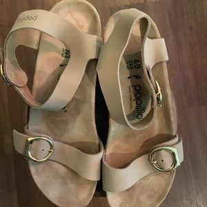 Birkenstock/papillio wedge sandal